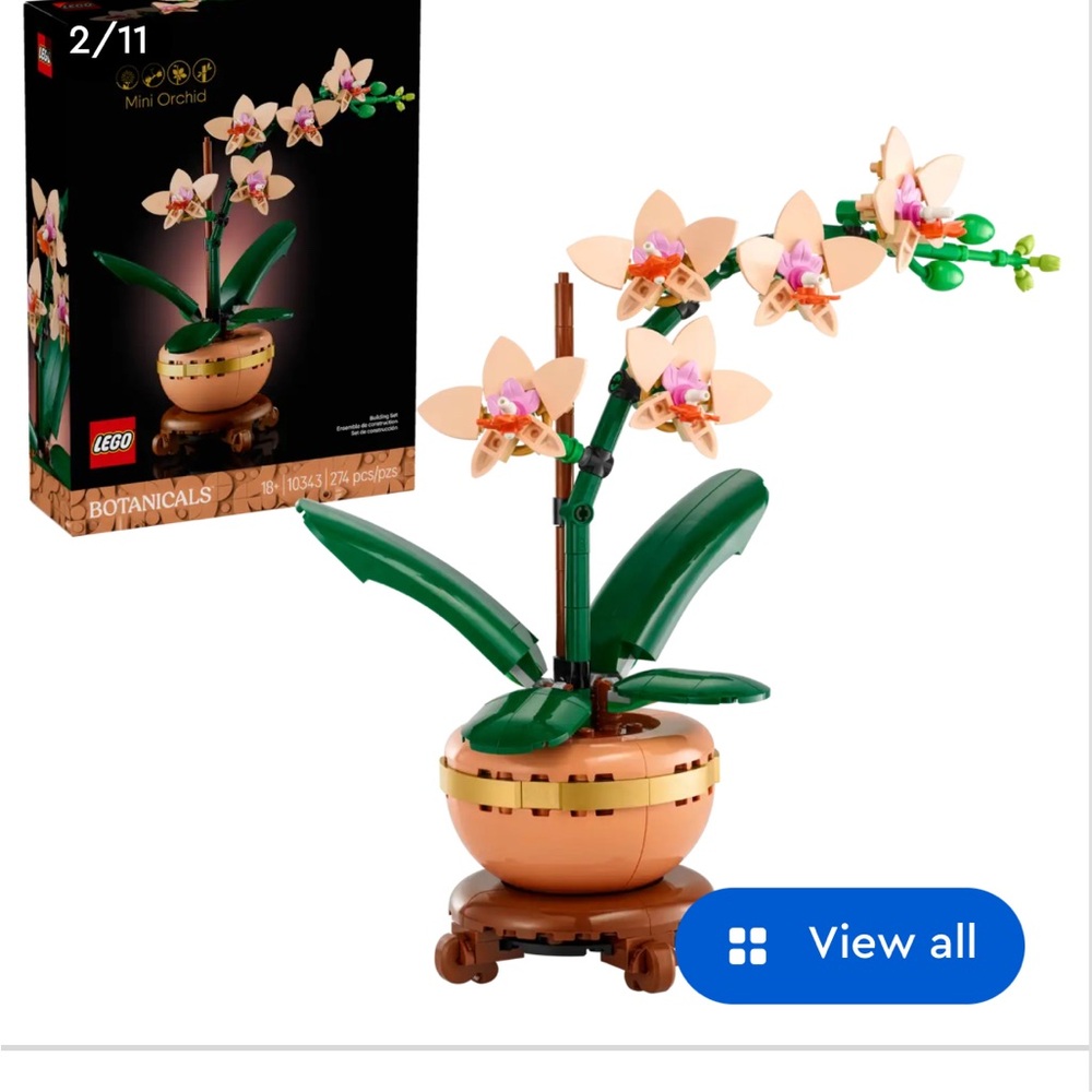 NEW LEGO Botanical Mini Orchid with Pink and Green